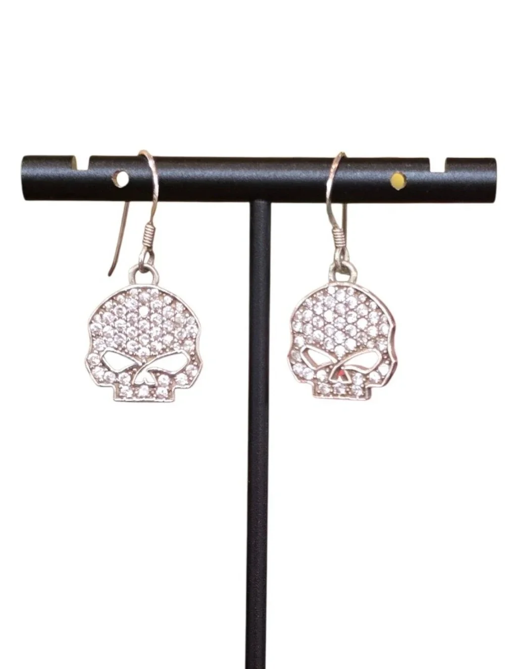 Harley-Davidson Willie G. Skull Sterling Silver Earrings